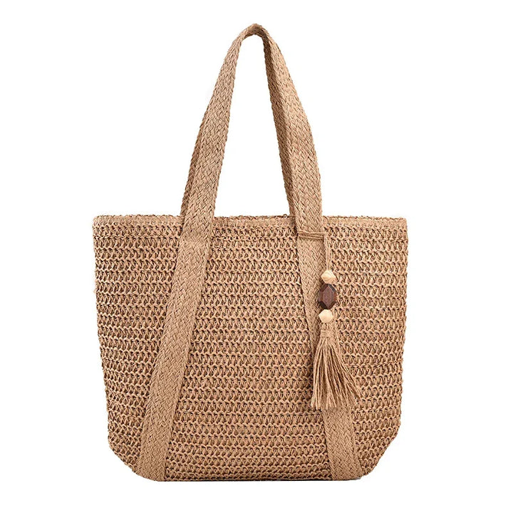 Large Raffia Boho Beach Bag