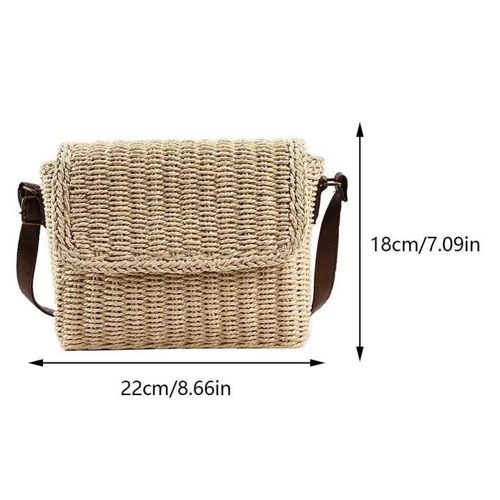 Bohemian Straw Shoulder Bag